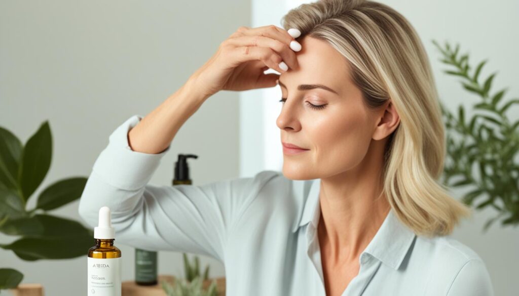 how to use aveda stress fix composition oil