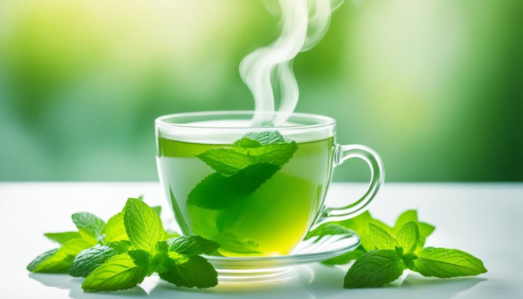 soothing effects of peppermint tea