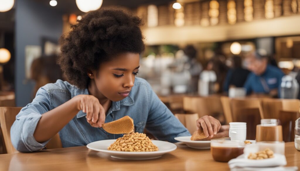 dining out with peanut allergy
