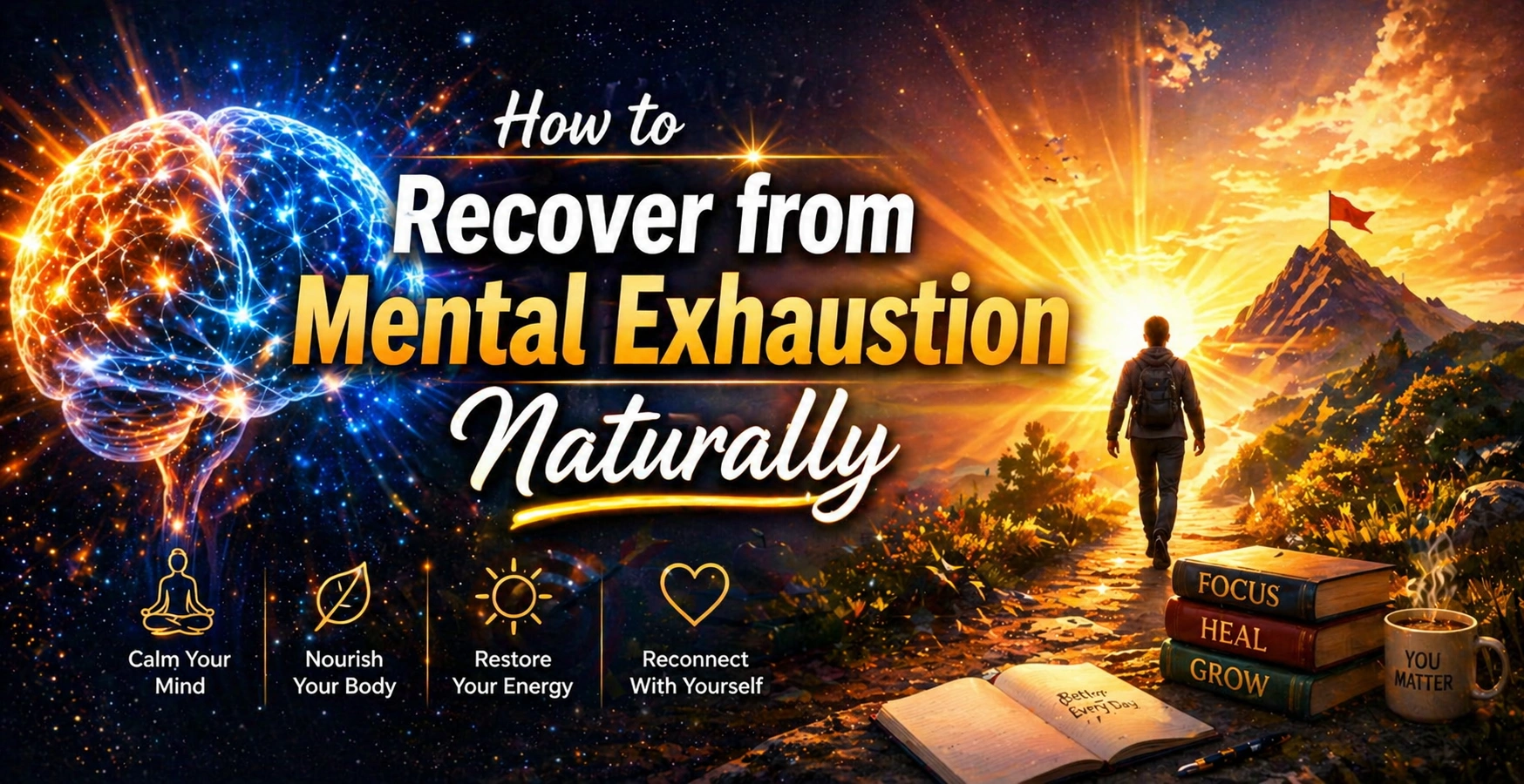 You are currently viewing How to Recover from Mental Exhaustion Naturally