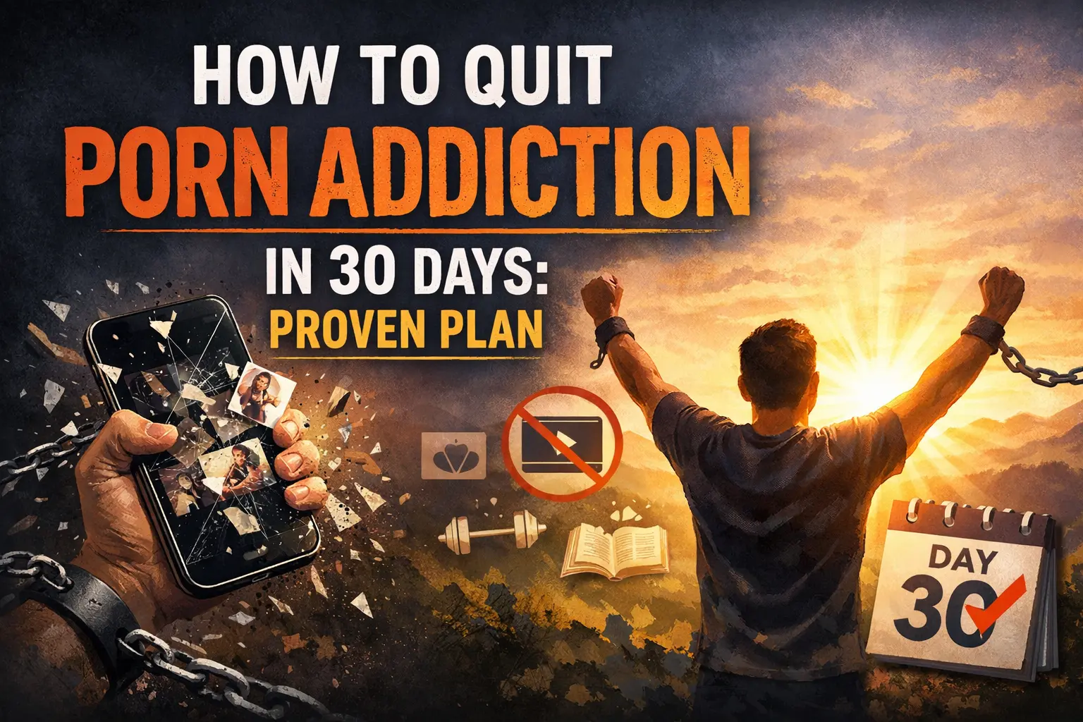 You are currently viewing How to Quit Porn Addiction in 30 Days: Proven Plan Book