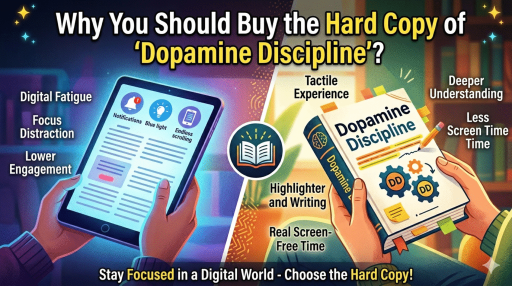 Why You Should Buy Hard Copy of Dopamine Discipline Book