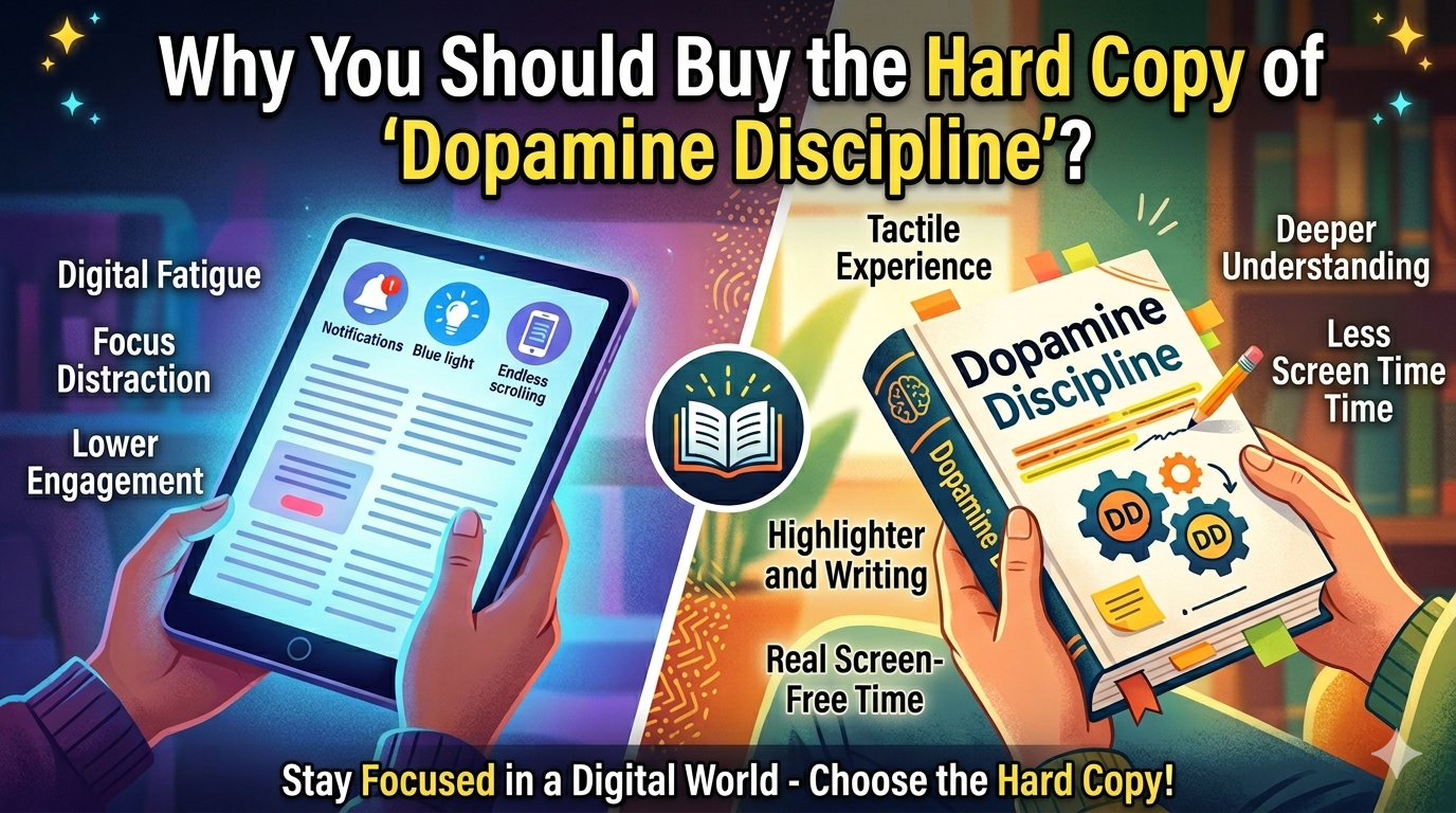 Read more about the article Why You Should Buy Hard Copy of Dopamine Discipline Book