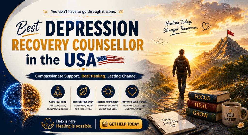 Best Depression Recovery Counsellor in the USA | Expert Mental Health Support