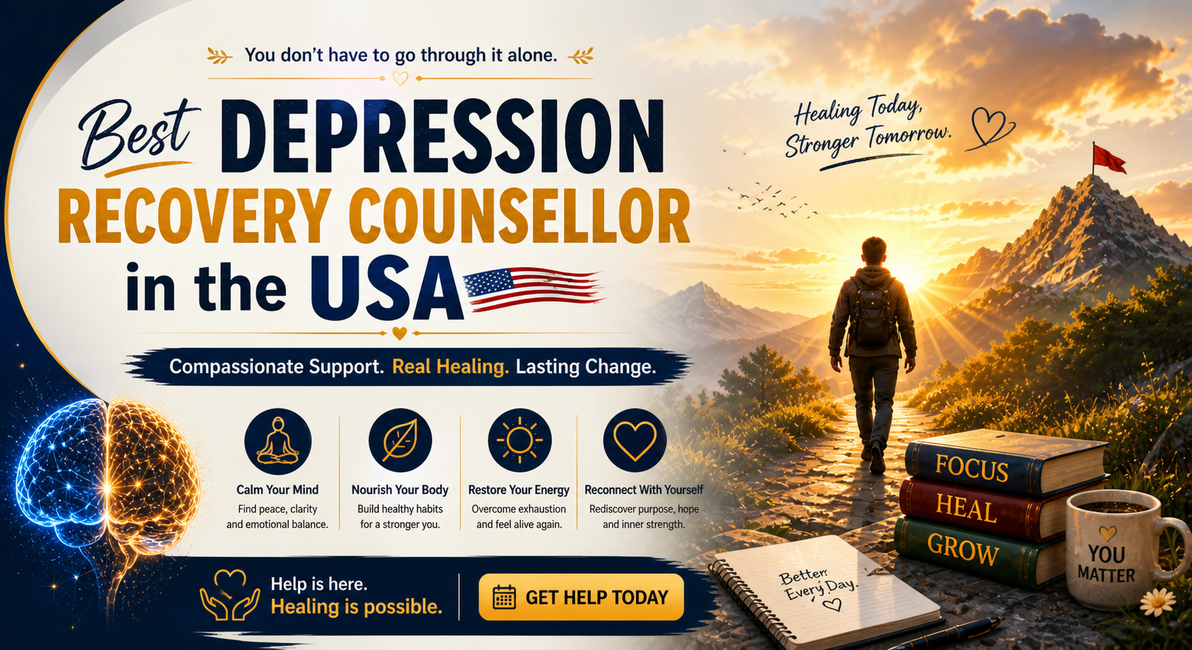 You are currently viewing Best Depression Recovery Counsellor in the USA