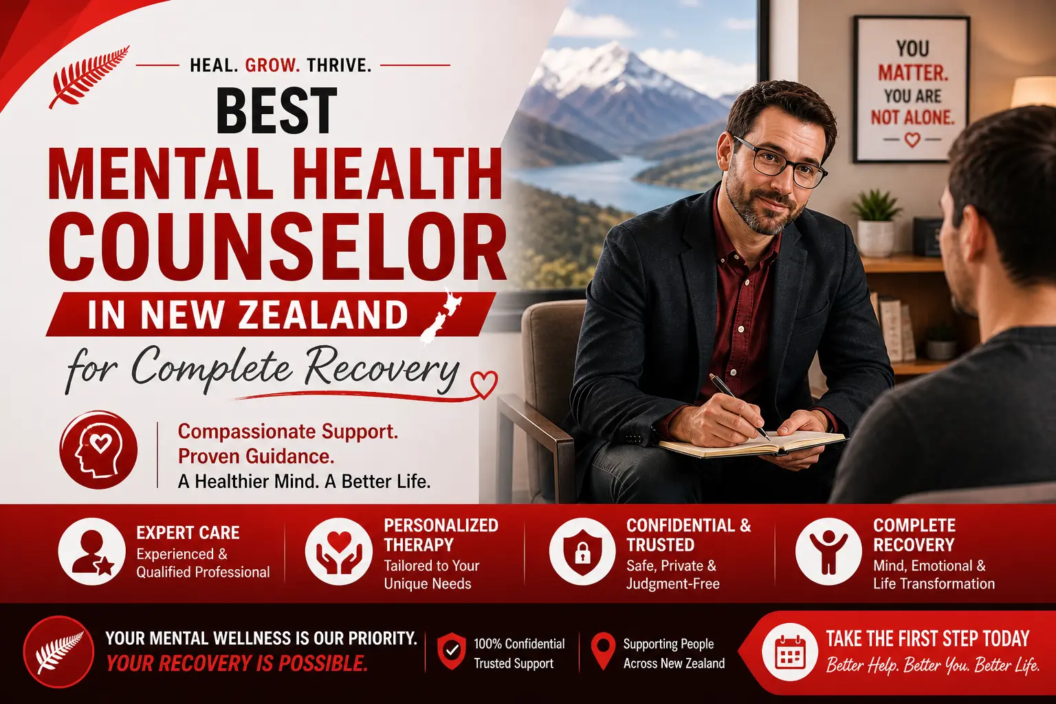Best Mental Health Counsellor in New Zealand for Complete Recovery