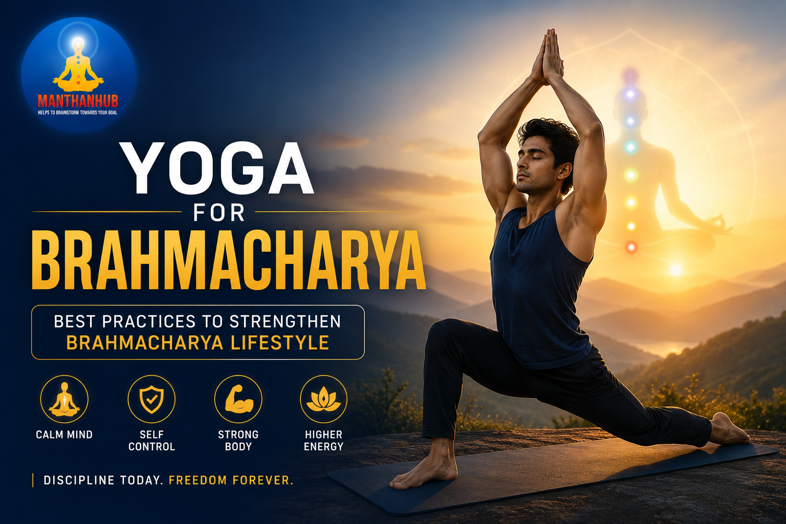 Read more about the article Yoga for Brahmacharya: Best Practices to Strengthen Brahmacharya Lifestyle
