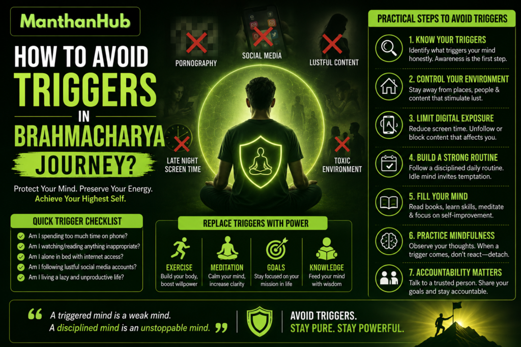 Avoid Triggers in Brahmacharya