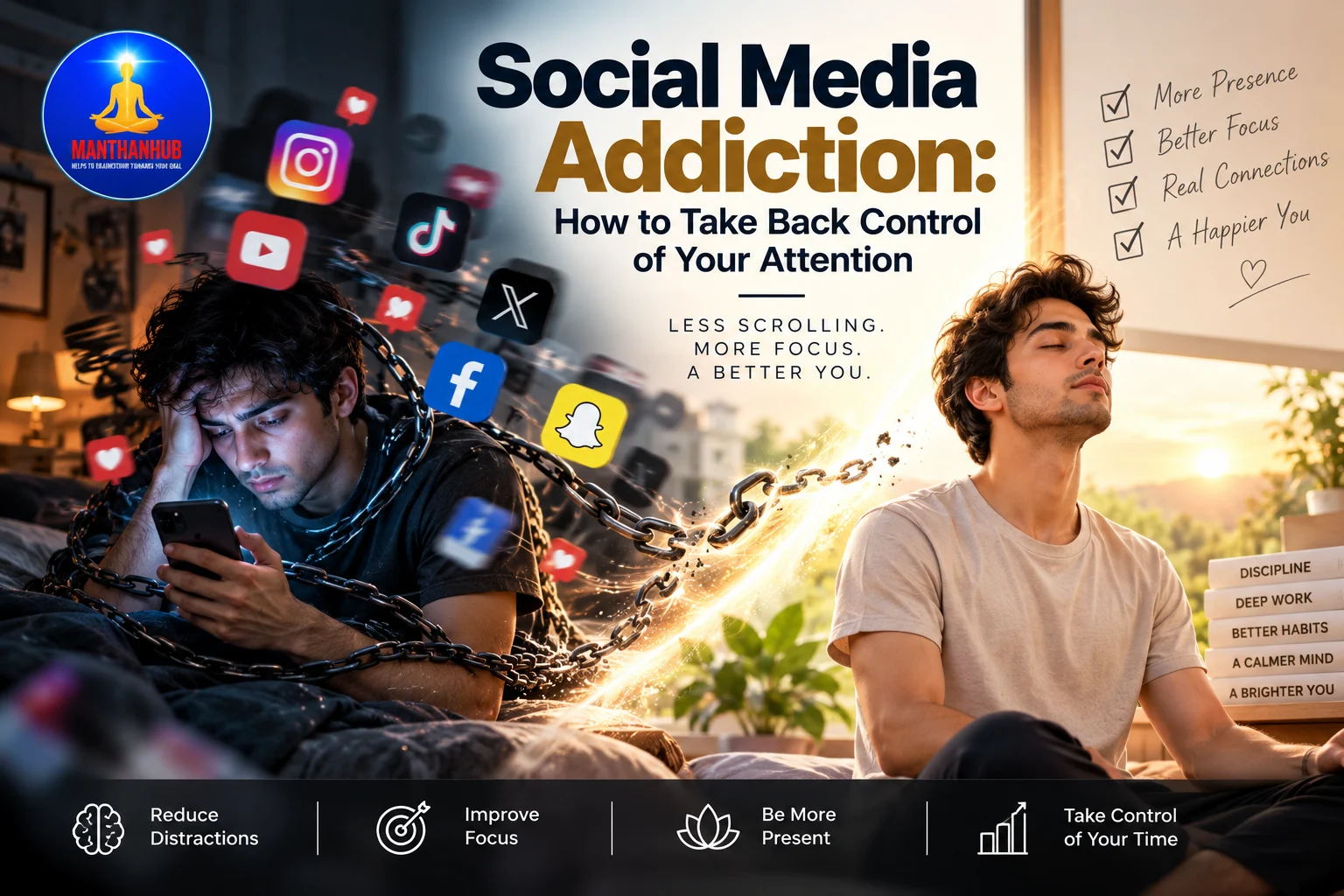 You are currently viewing Social Media Addiction: How to Take Back Control of Your Attention